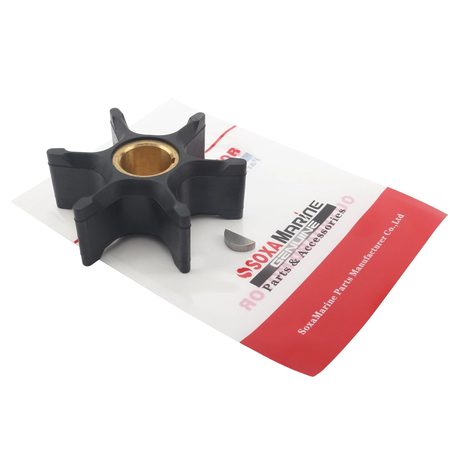 Water Pump Impeller & Key for Evinrude Johnson Outboard (0389642)