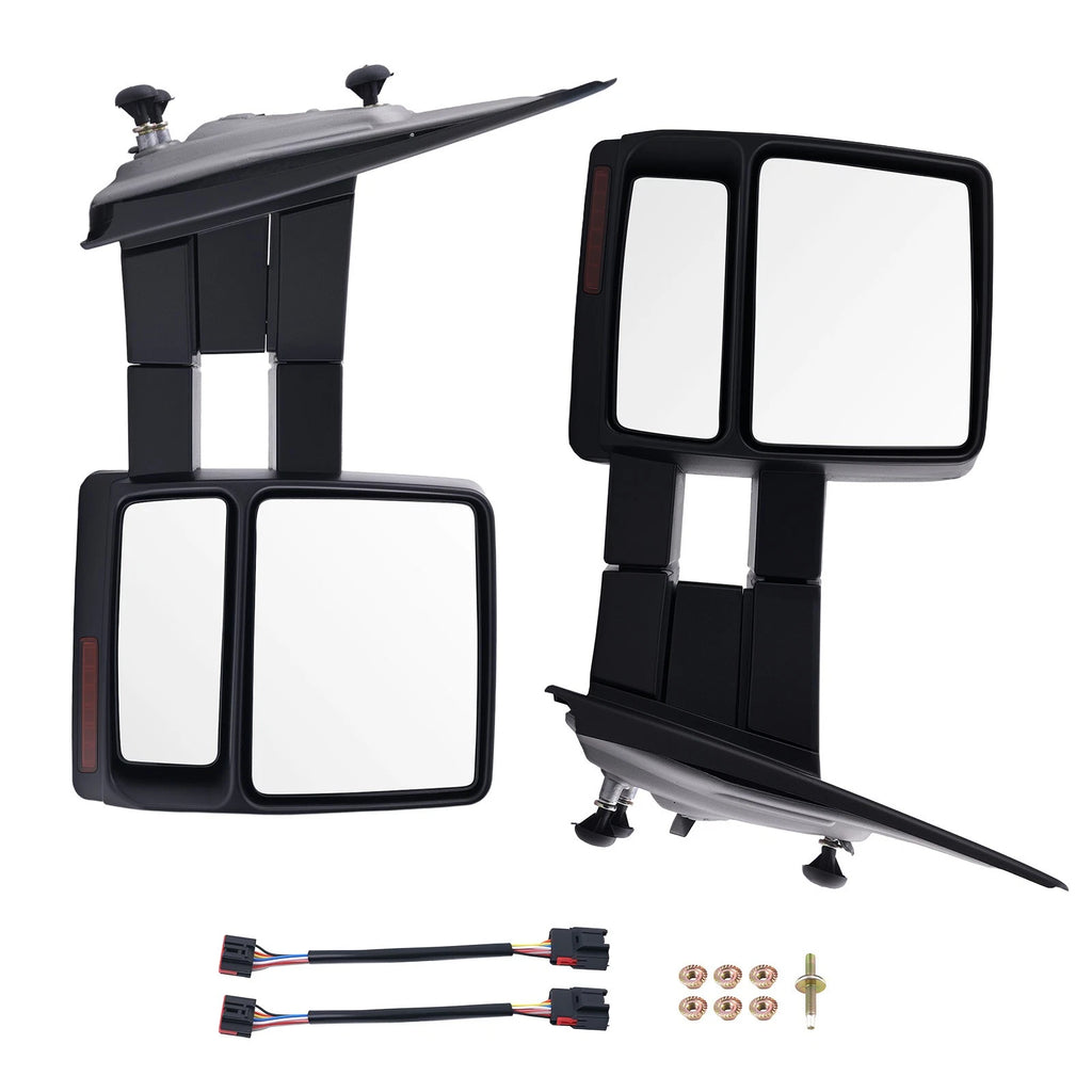 Side Mirrors Pair for Ford F-150 (2007–2014) FO1320321 Extendable Heated