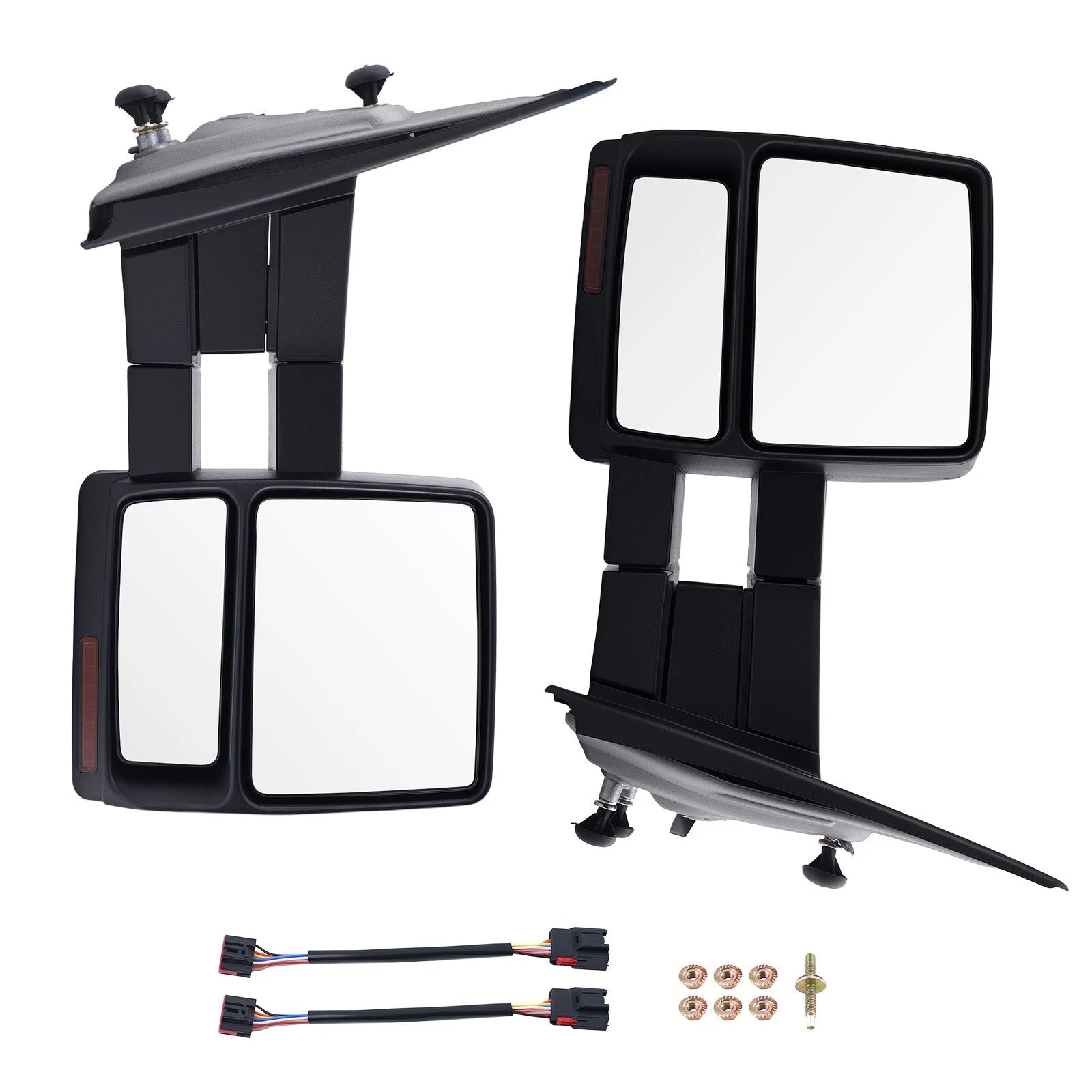 Side Mirrors Pair for Ford F-150 (2007–2014) FO1320321 Extendable Heated