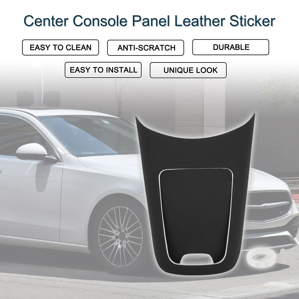 Center Console Panel Sticker for Mercedes-Benz E-Class (2024) Black Set