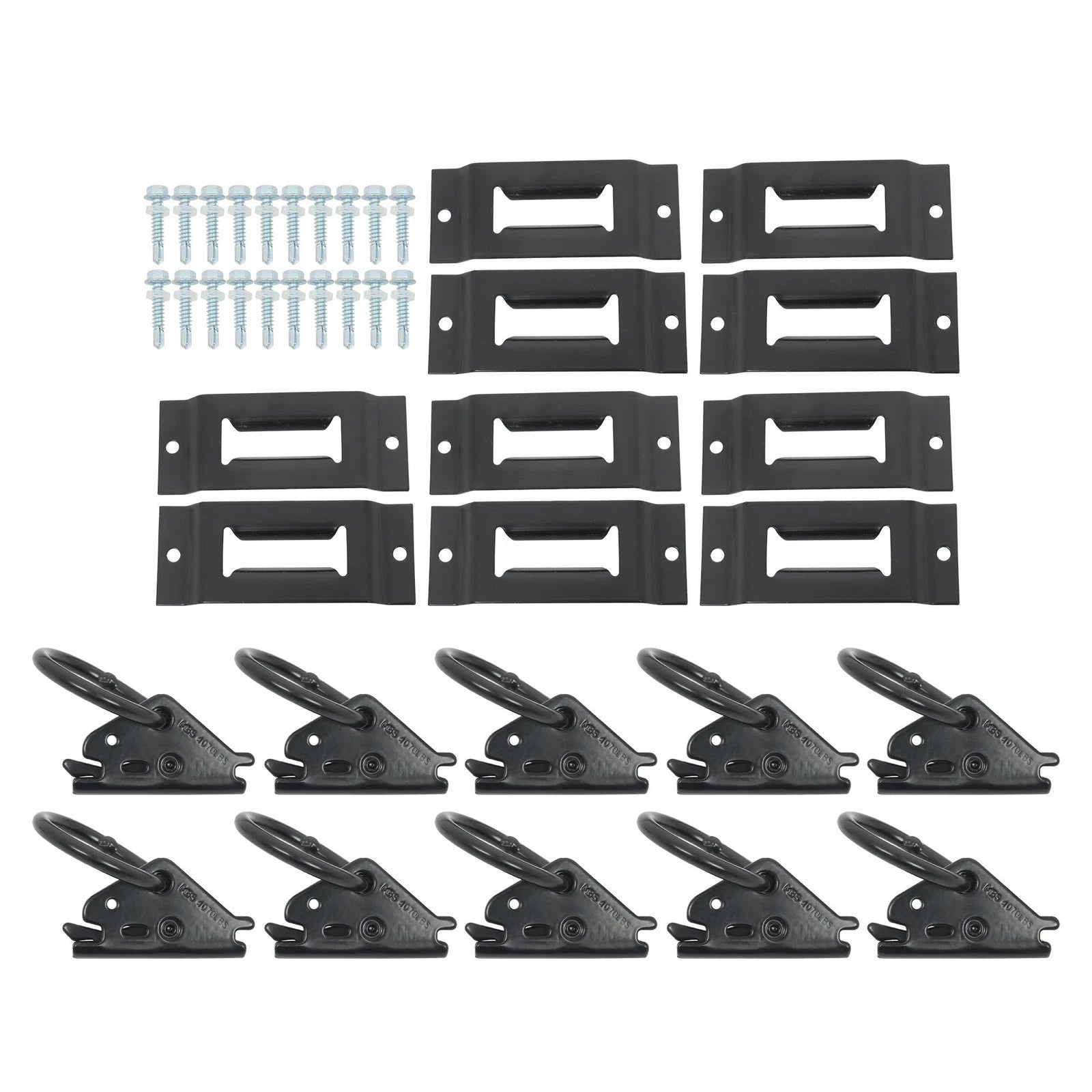 Set of 10 Etrack O-Rings for Universal Fitment