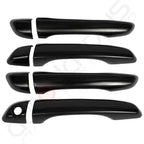 Set of 4 Door Handle Covers for Hyundai Elantra (2017–2020) Glossy Black