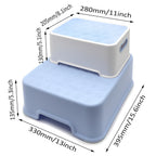 2X Anti-Slip Step Stool for Toddler Kids Bathroom Potty