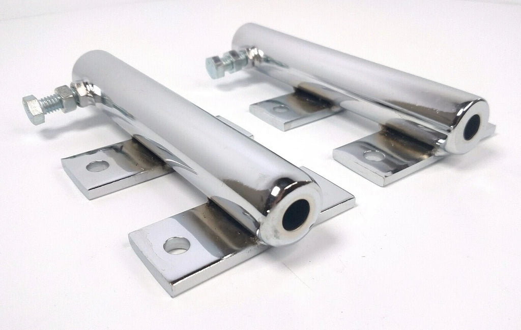 Chrome Flag Holders Kit for Jeep Wrangler JK (2007–2018)