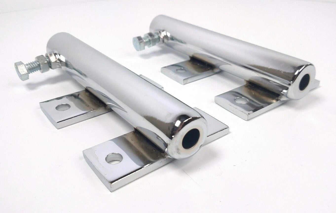 Chrome Flag Holders Kit for Jeep Wrangler JK (2007–2018)