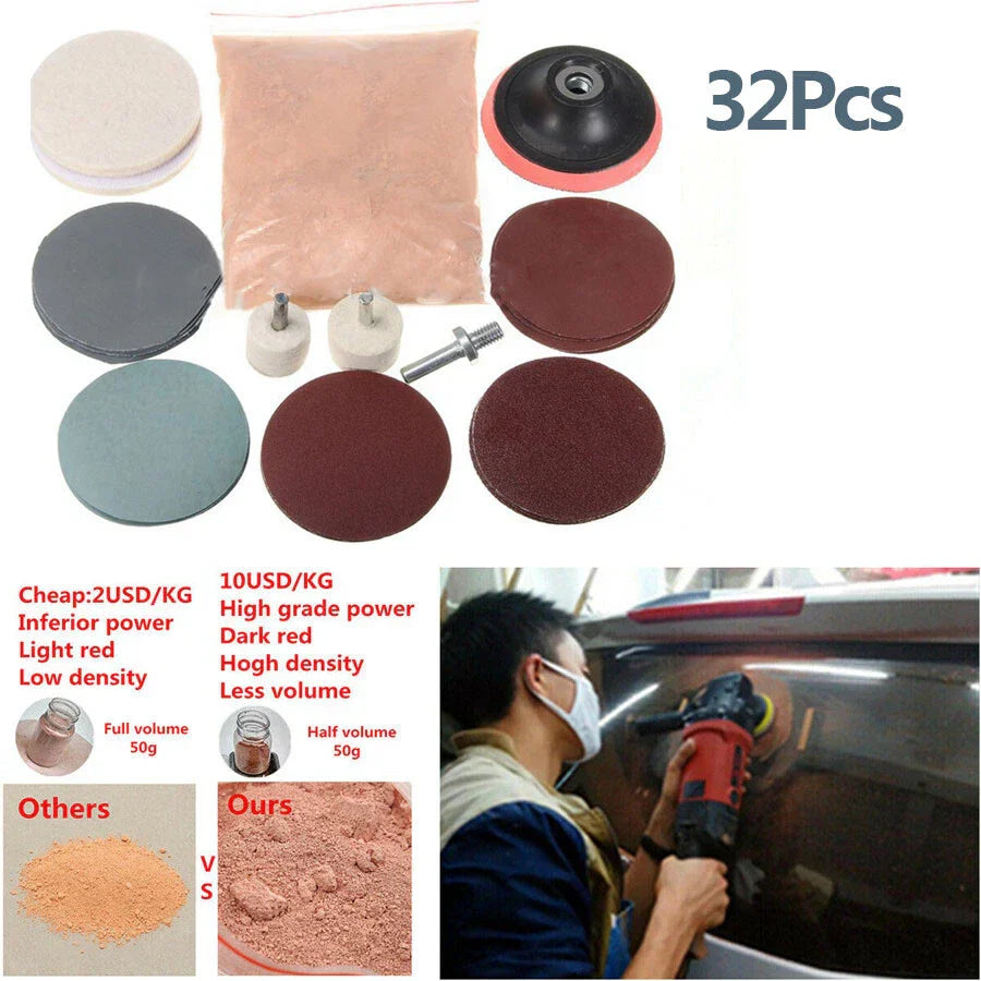 8 Oz Cerium Oxide Powder for Glass Polishing Windshield Scratch Remover