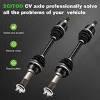Set of 2 CV Axles for Yamaha Grizzly 350 (2007–2011)