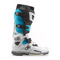 Gaerne SG 22 Offroad Boots for Men US 11 (White/Black/Light Blue)