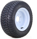 205/50-10 Tire Rim for Golf Cart (5 Lugs, 4.5" PCD, White)