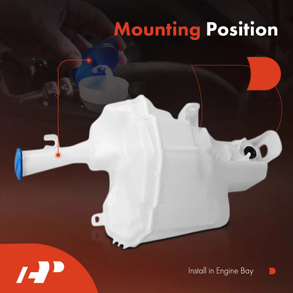 Windshield Washer Reservoir with Cap for Kia Forte (2010-2018)
