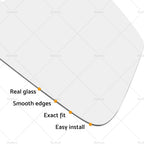 Right Side Mirror Glass with Back Plate for Toyota Yaris (2012–2019)