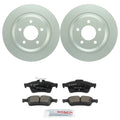 Set of 2 Bosch QuietCast Rear Rotors & Ceramic Brake Pads for Mazda 5 (2006–2015)