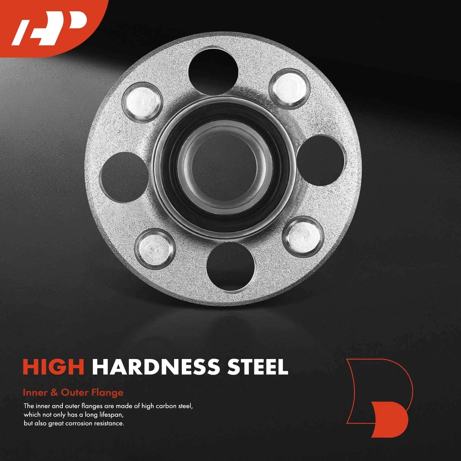 2X Rear Wheel Hub & Bearing Assembly for Honda Civic (1985–2020)