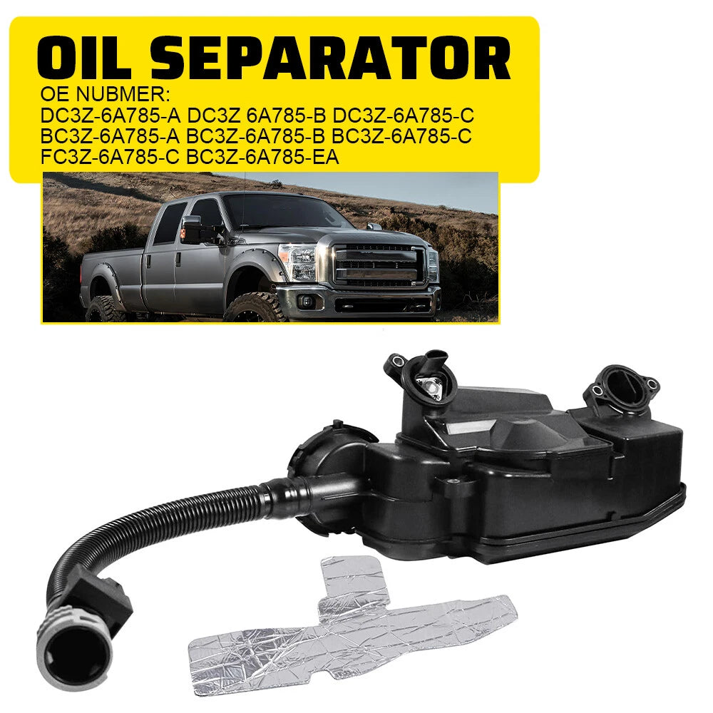 Engine Oil Air Separator Assembly for Ford Super Duty 6.7L Diesel (2011–2016)