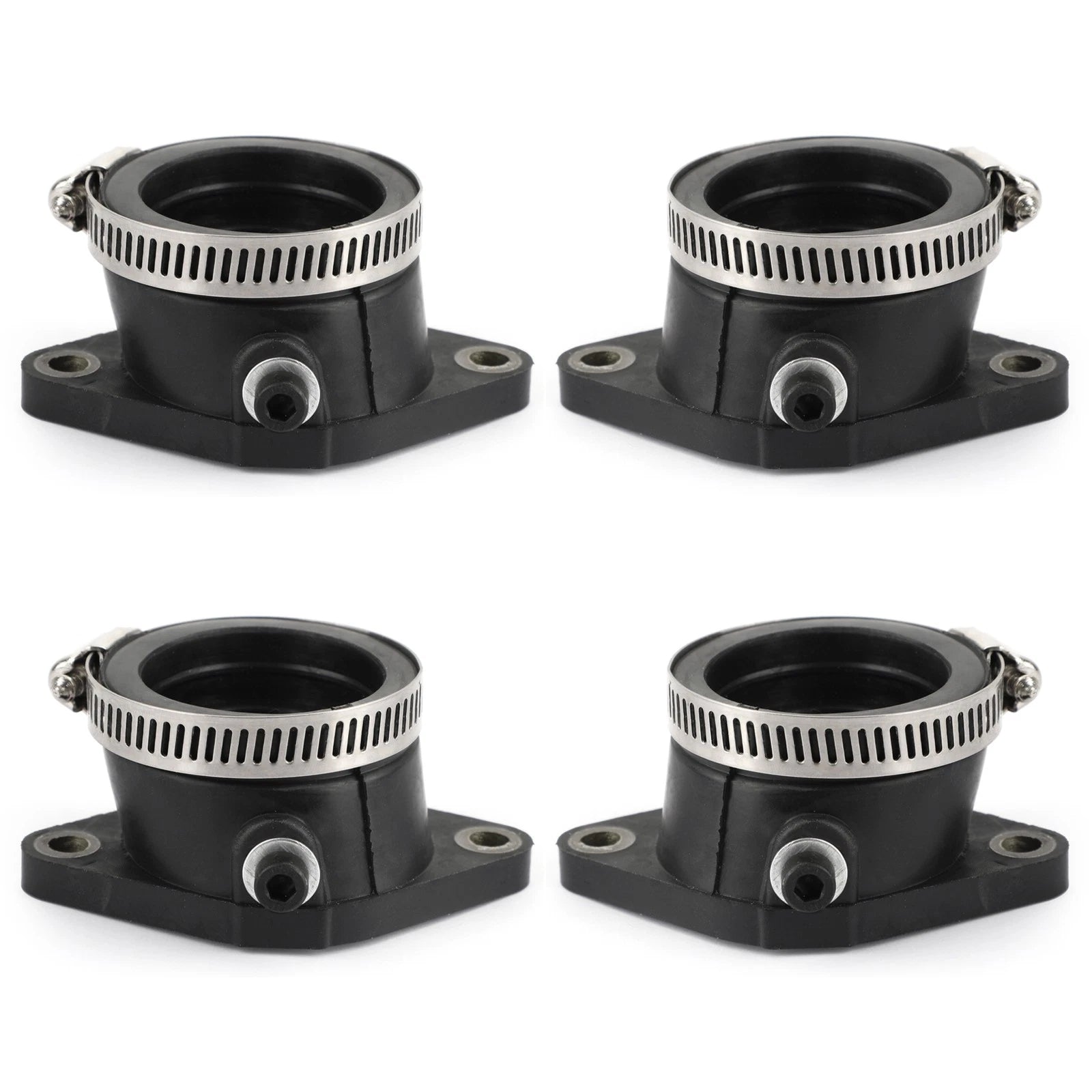 Set of Intake Carburetor Manifold Insulators Boots for Suzuki GS550 GS650 (1980–1983)