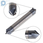 2Pc 3/8" 4 Flute Carbide Chamfer Mill for Automotive