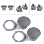 60mm Vent Air Outlet Round Ceiling for RV Bus ATV A/C Gray
