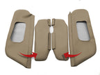 Sunvisors Extension Covers for Ford F250 F350 F450 (1999–2007) Leather