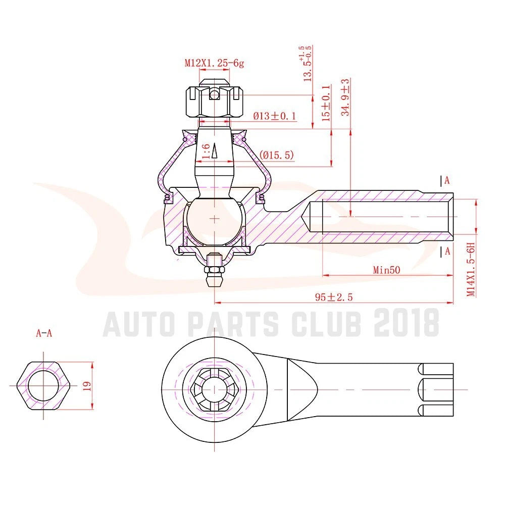 8 Pair Steering Kit for Nissan Maxima