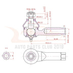 8 Pair Steering Kit for Nissan Maxima