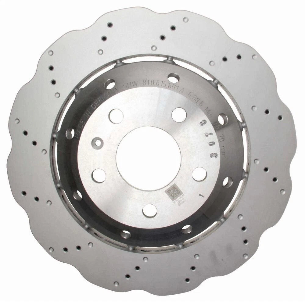 330mm Drilled Composite Wavy Brake Disc Rotor for Audi RS5 (2013–2019)