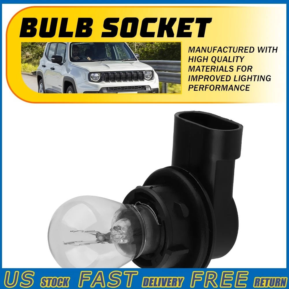 Front Turn Signal Lamp Bulb Holder Socket Kit for Jeep Renegade (2014–2021)