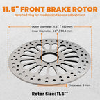 Front Brake Rotor Disc 11.5" for Harley-Davidson Softail (2000-2015)