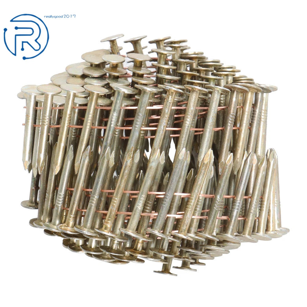1-1/4" 15 Degree Coil Roofing Nails for Roofing Projects (7200 Pack)