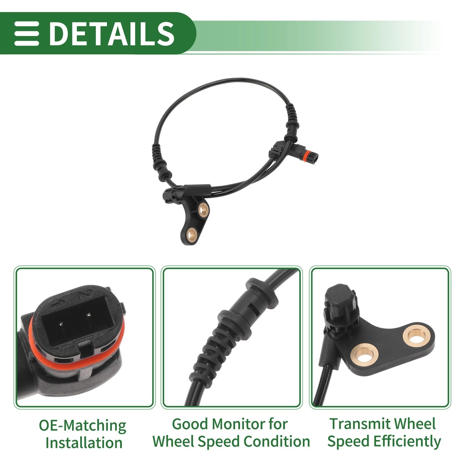 ABS Wheel Speed Sensor No.A1705400817 for Mercedes-Benz SLK (2003–2004)
