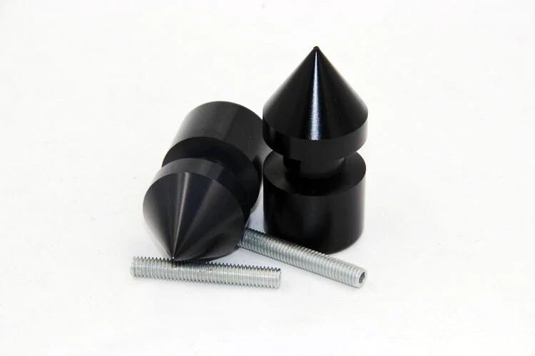 Black Spike Swingarm Spools 6mm for Aprilia Dorsoduro 750 (2008–2009)