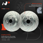 Front Side Drilled Brake Rotors for Subaru Legacy Outback WRX (2000–2023)
