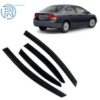 Set of 4 Window Visors Rain Guards for Honda Civic (2006–2011)