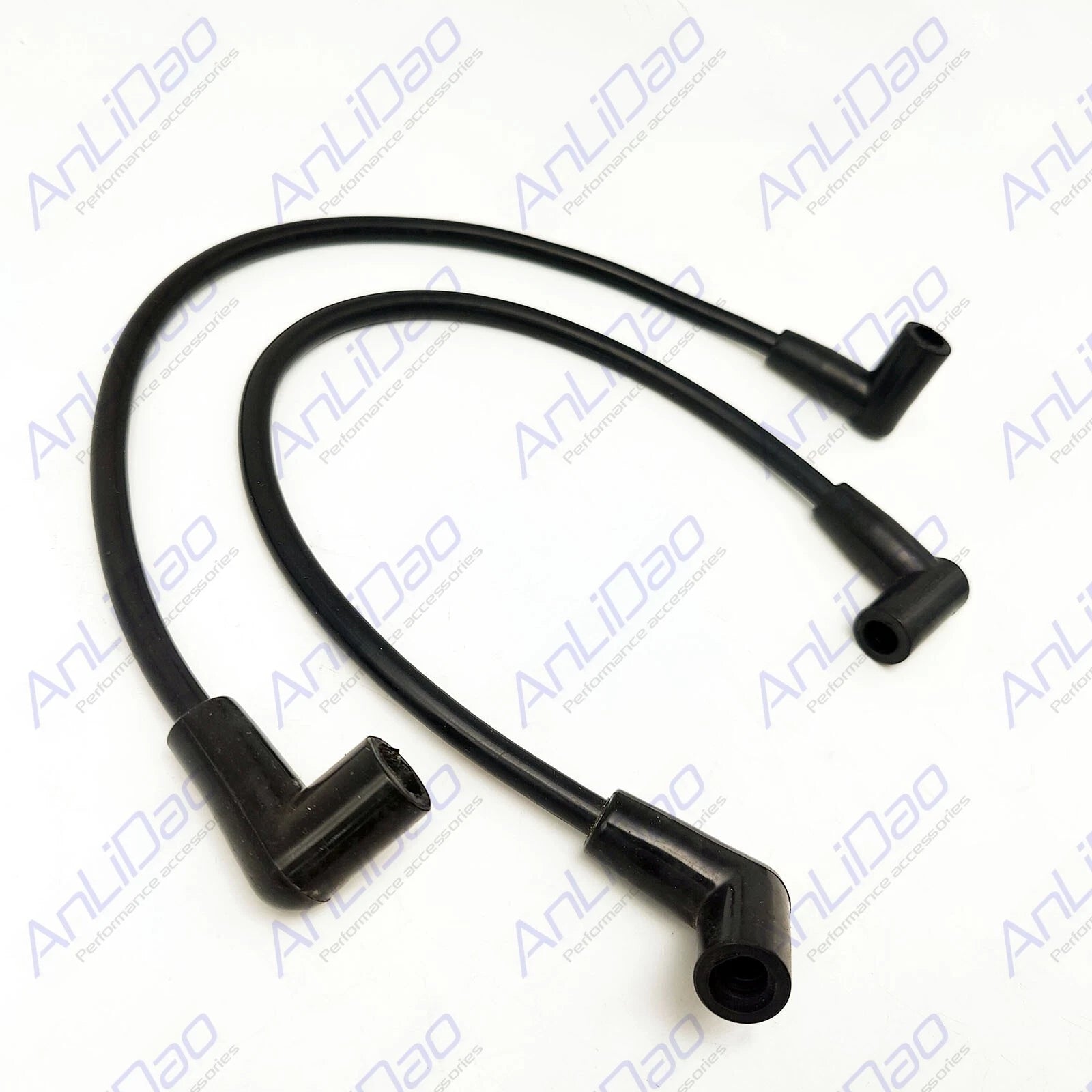2Pcs Ignition Spark Plug Wire Set for Johnson V4 (60 deg) 584919 584123 3014