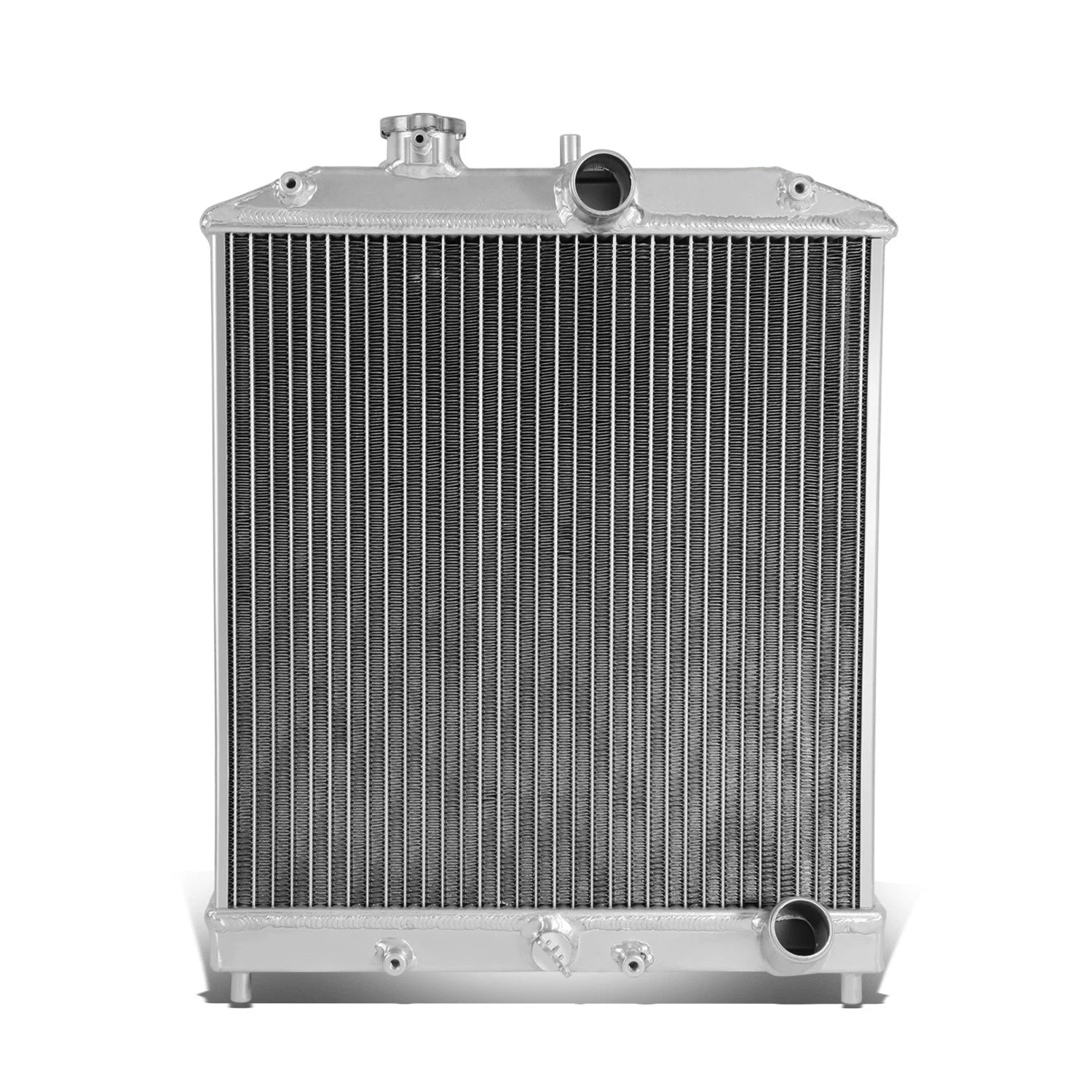 2X Full Aluminum Racing Radiator for Honda Civic EJ/EK (1996–2000) + Green Bracket