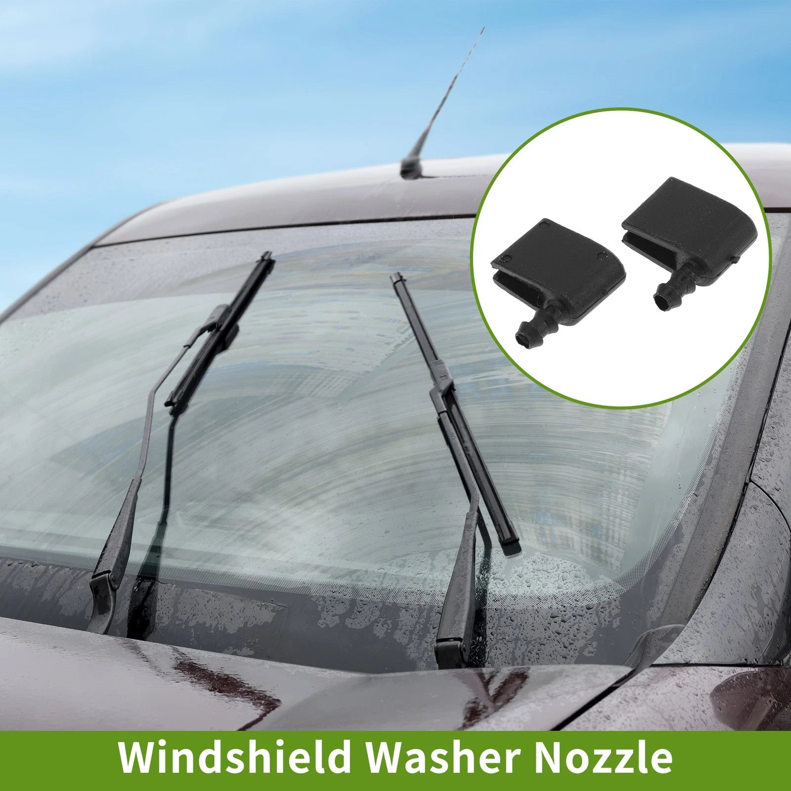 2X Windshield Washer Nozzle for Mercedes-Benz Sprinter 2500 (No.A0008604547)