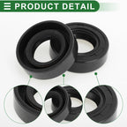 Set of 5 Oil Seal Rotary Shaft Seal NBR Rubber 20x35x10mm for Various Models