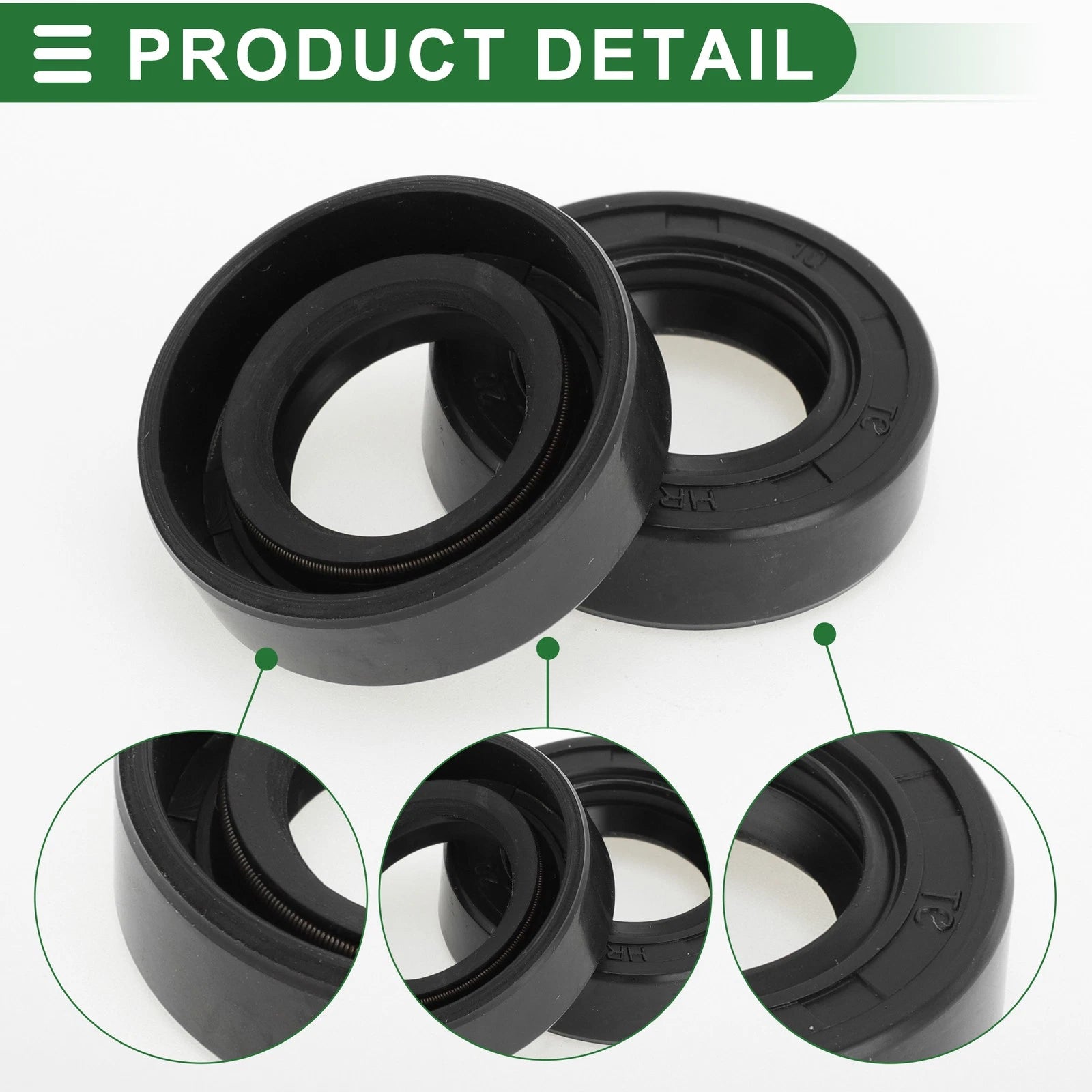 Set of 5 Oil Seal Rotary Shaft Seal NBR Rubber 20x35x10mm for Various Models