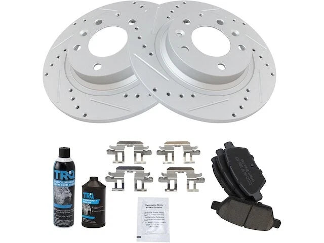 Rear Brake Pad and Rotor Kit for Mazda 6 (2006–2013) QD224PG
