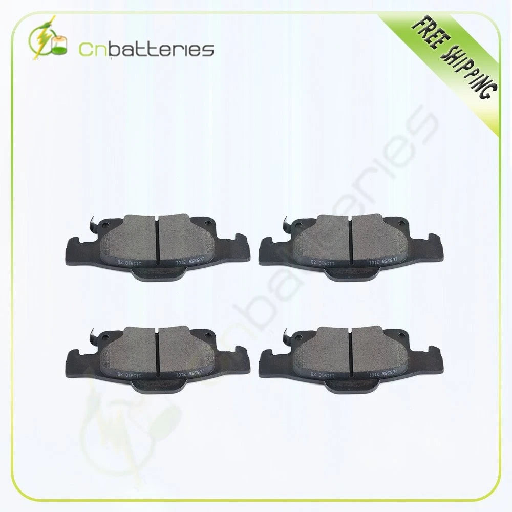 Metallic Brake Pads Rear for Dodge Durango (2011–2017) & Jeep Grand Cherokee (2011–2018)