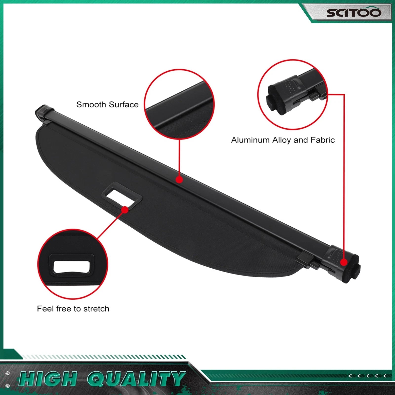 Retractable Cargo Cover for Ford Escape (2008–2012)