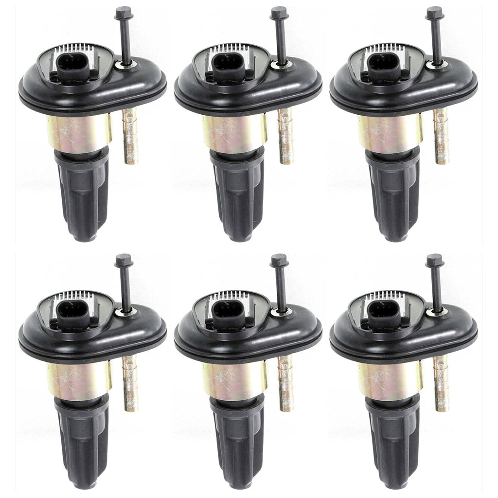 Ignition Coils Set of 6 for Chevy Olds Isuzu (i-290, i-370, Ascender, i-280, i-350, H3)