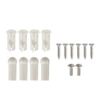 Set of 14 Chrome Sunvisor Support Brackets for Camaro Firebird (1967-1969)