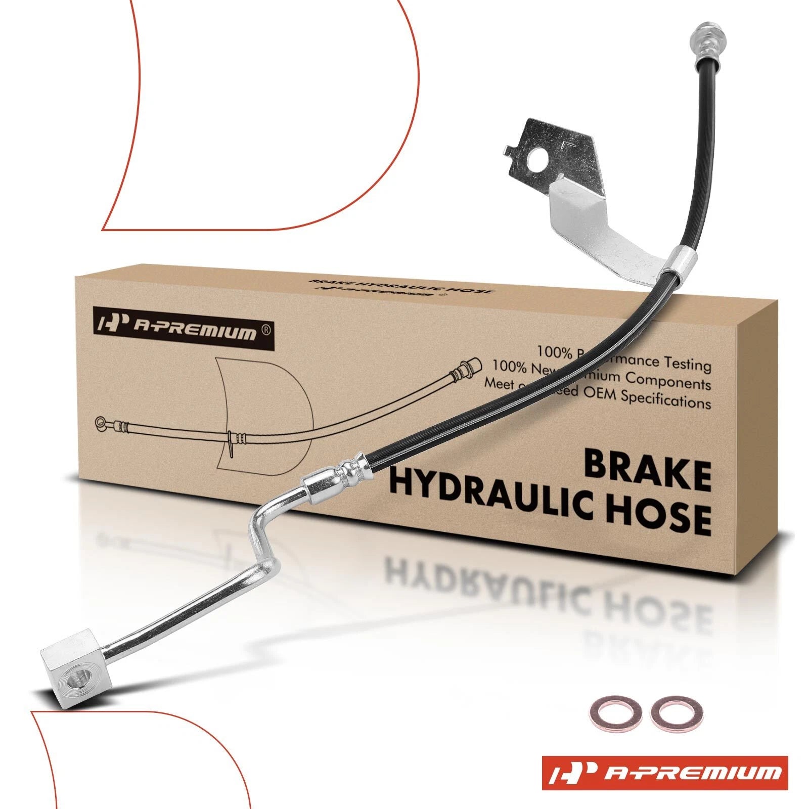 Front Left Brake Hydraulic Hose for Ford F-250 F-350 Super Duty (2013–2016)