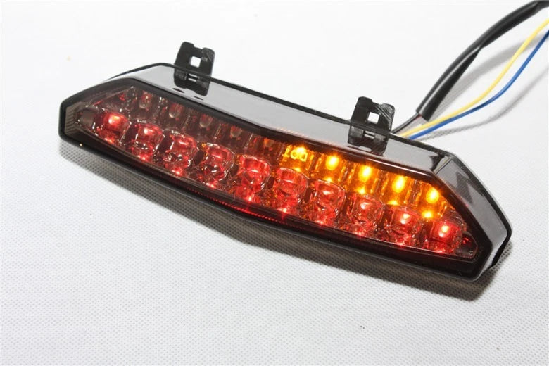 LED Tail Brake Light Turn Signals for Kawasaki Ninja ZX-6R (2007–2008) Smoke