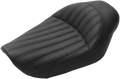 Saddlemen Knuckle Solo Seat for Harley FXD (1996–2003) Ribbed Black 896-04-0023