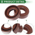 Set of 5 Oil Seal Rotary Shaft Seal FKM Rubber 20x35x10mm