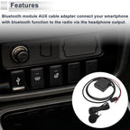 Stereo Radio Harness for BMW E39 E46 E53 (1995–2006) Microphone Handsfree