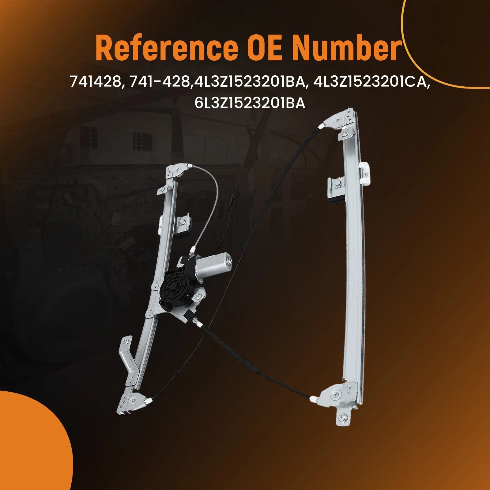 Power Window Lift Regulator for Ford F-150 2004–2008 Driver Side