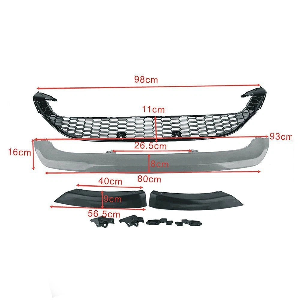 Front Bumper Cover Lower Grille for Ford Focus (2015–2016)