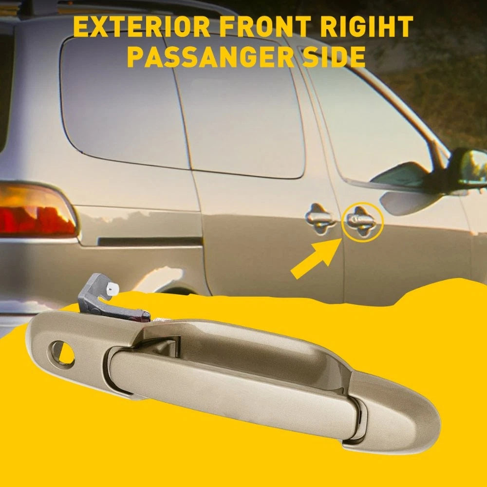 Exterior Outer Door Handle for Toyota Sienna (1998–2003) RH Beige